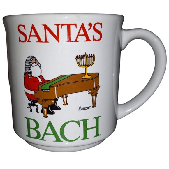 🏖️CHRISTMAS MUG "Santa's Bach" - Picture 1 of 4